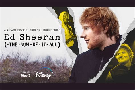 Ed Sheeran Docuseries 'The Sum of It All' Coming to Disney+ .